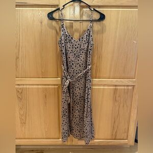 Abercrombie Leopard Print Midi Dress